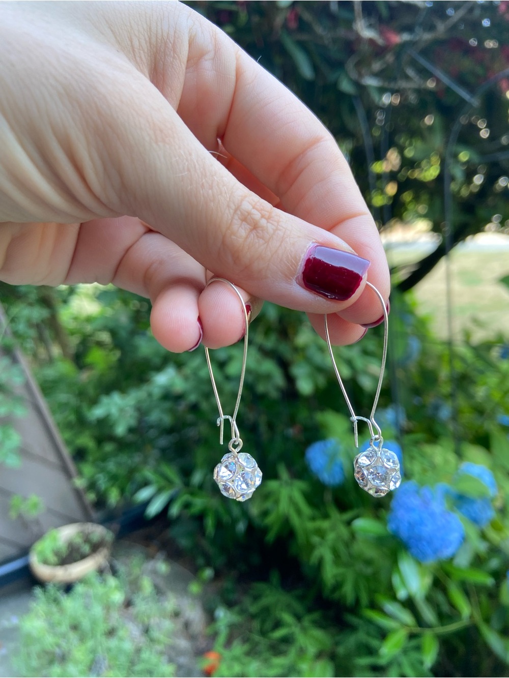 Crystal Drop Costume Earrings (3/$10)